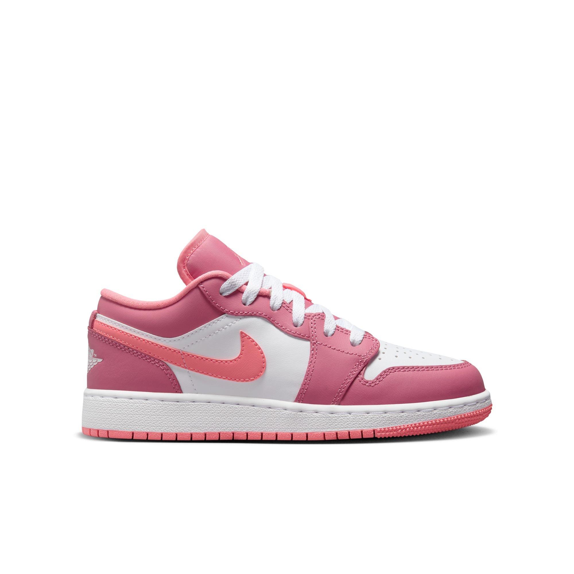 Pink white jordan on sale 1